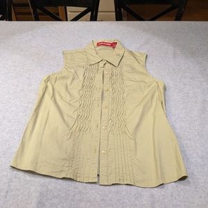 Sleeveless Button / Collared Shirt